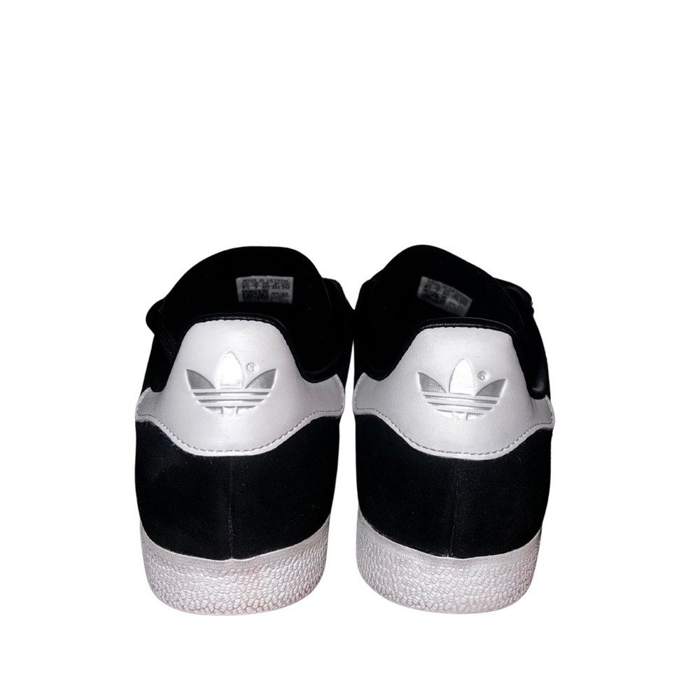 Adidas Originals Gazelle Black/Silver Metallic Women Size 8 - Picture 6 of 8